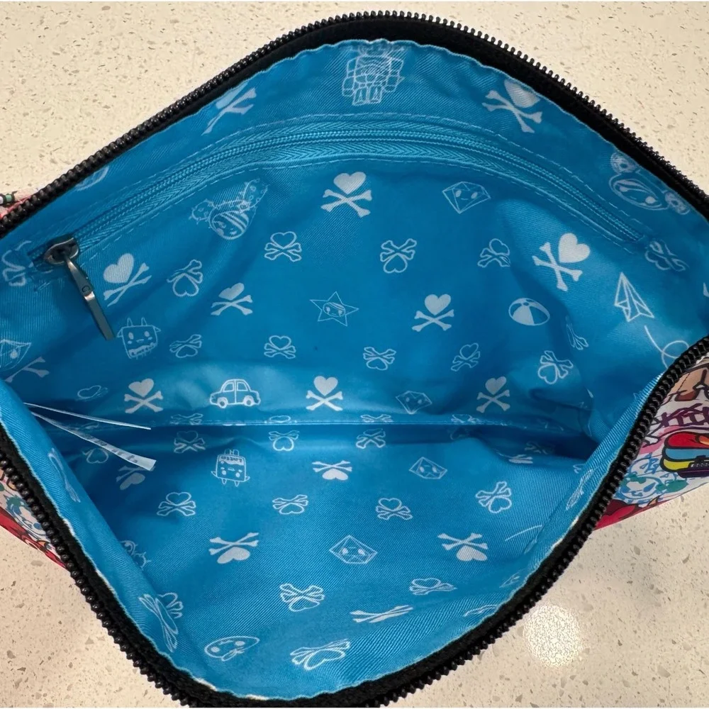 Tokidoki x JuJuBe Be Quick Bag Women OS Multicolor Like New Doodle Print Clutch